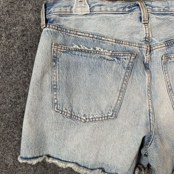 Universal Thread NWT Denim 90’s Baggy Shorts Destroyed Sz 10 Hi-Rise Cotton - Picture 6 of 11